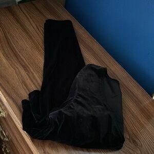 Status Collection Black Velour Velvet LS Bolero Cover Up Buttons Shrug Crop M